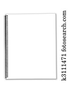 Blank Spiral Notebook