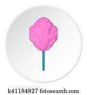 Cotton candy Drawing | k14653123 | Fotosearch