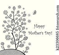 Decorative tree for Mothers day Decorative tree for Mothers day