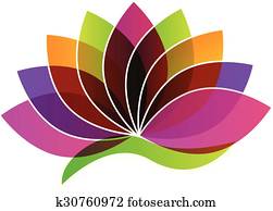 lotusblüte, logo lotusblüte, logo