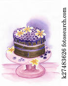 Wedding Cake Illustration Wedding Cake Illustration