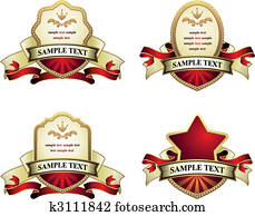 אוסף, של, בציר, סמלים