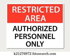 Authorized Personnel Sign