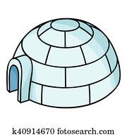 Igloo Clip Art EPS Images. 1,331 igloo clipart vector illustrations