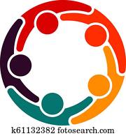 Partner Business Teamwork Trust in each other - Logo Partner Business Teamwork Trust in each other - Logo