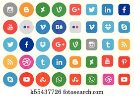 Social Media Icon Collection Social Media Icon Collection