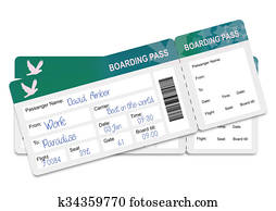 Boarding Pass Stock Illustration | Our Top 1000+ Boarding Pass Images