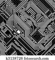Circuit board industrial electronic monochrome background Circuit board industrial electronic monochrome background