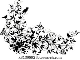 extracto, frontera floral