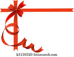 Festive red bow Festive red bow
