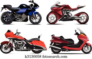 Illustrations of motorcycle Illustrations of motorcycle