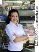 portait of a retail store owner portait of a retail store owner