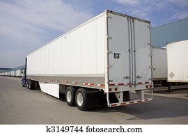 caminhão, com, ambiental, aba