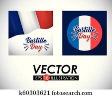 dia bastille, desenho