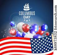 Illustration of Columbus Day