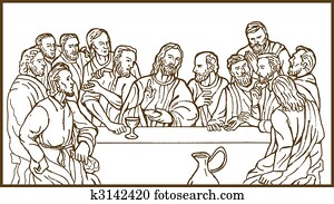 last supper of Jesus Christ the savior and his discplles last supper of Jesus Christ the savior and his discplles