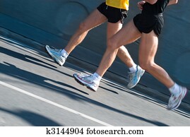 Marathon runners Marathon runners