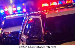 Night Time Police Intervention Night Time Police Intervention