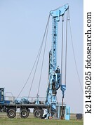 oil exploration mobile drilling rig vehicle