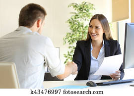 Successful job interview Successful job interview