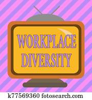 texto, señal, actuación, lugar de trabajo, diversity., conceptual, foto, ambiente, eso, accepts, cada, individuo, diferencias, cuadrado, rectángulo, viejo, multicoloured, pintura, televisión, imagen, madera, design.