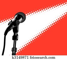 מיקרופון, ב, הדגש, (vector)