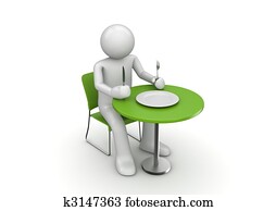 רעב, אופי, לחכות, ל, a, ארוחה