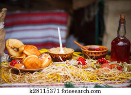 새로운, year's, 박람회