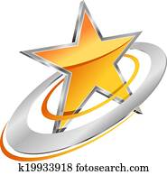 Golden star with circular orbits Golden star with circular orbits