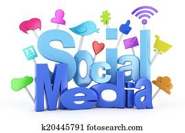 Social media symbols Social media symbols
