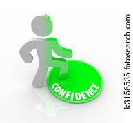 Stepping Onto the Confidence Button Stepping Onto the Confidence Button