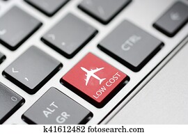 מחיר נמוך, טיסה, כרטיס, הזמנה