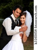 bailando, par wedding