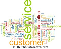 Customer service word cloud Customer service word cloud