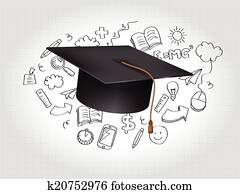Graduation Concept Vector Illustration