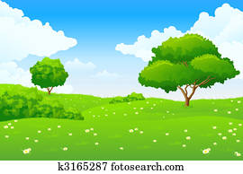 Green landscape Green landscape