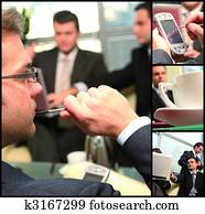 handling, inn, kontoret