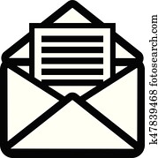 Open letter icon Open letter icon