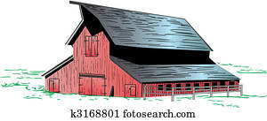 Red Barn illustration Red Barn illustration