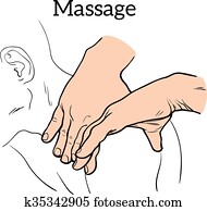 Therapeutic manual massage. Medical therapy Therapeutic manual massage. Medical therapy