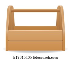 wooden tool box illustration wooden tool box illustration