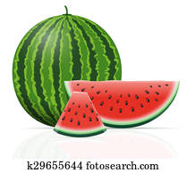 אבטיח, בשל, עסיסי, דוגמה