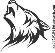 שבטי, קיעקוע, זאב, מעצב