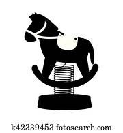 回転木馬 シルエット クリップアート 切り張り イラスト 絵画 集 K Fotosearch