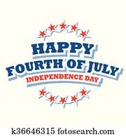 Happy Fourth of July America logo Happy Fourth of July America logo