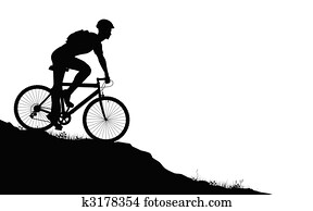 Mountain biker Mountain biker