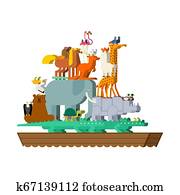 Noah Clip Art EPS Bilder. 175 noah Clip Art Vektor Illustrationen von