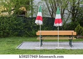 Parasols with colors Italy