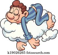 לישון, ב, a, ענן