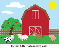 Barnyard Animal Stock Illustration | Our Top 104 Barnyard Animal Images